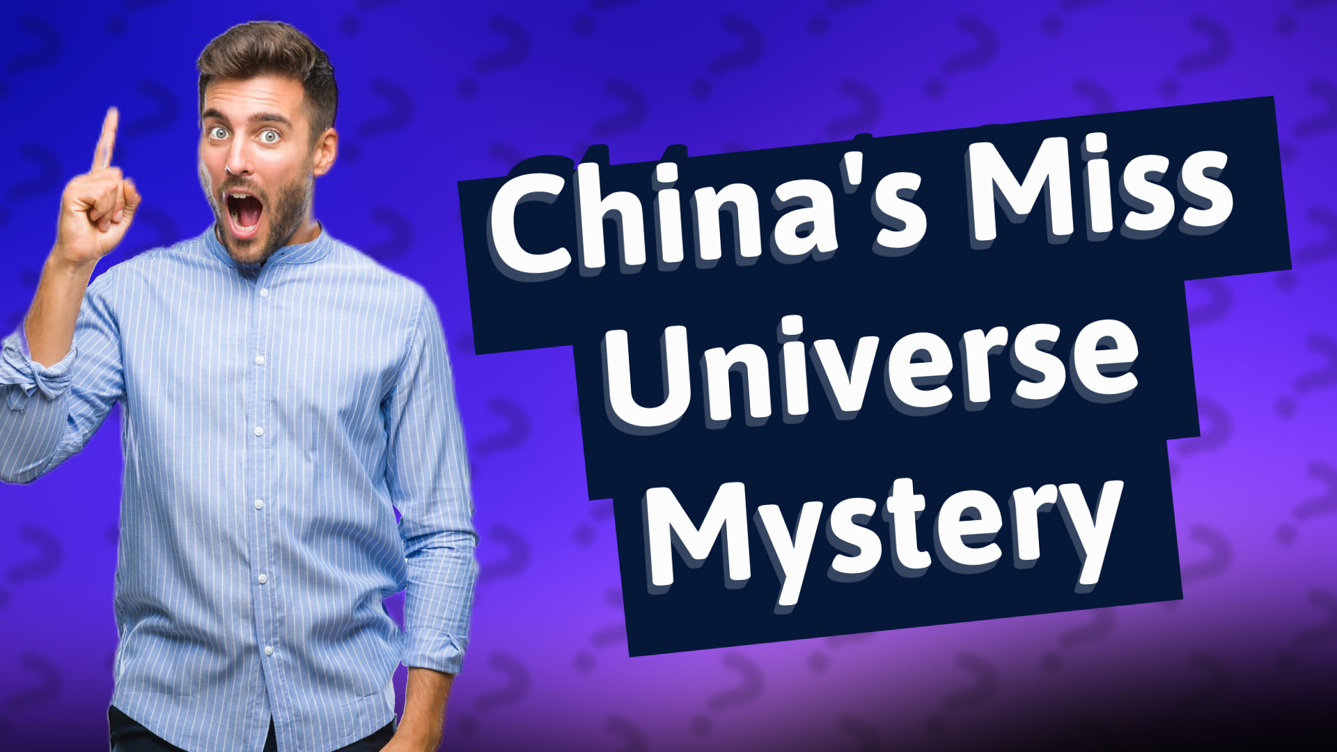 China's Miss Universe Mystery
