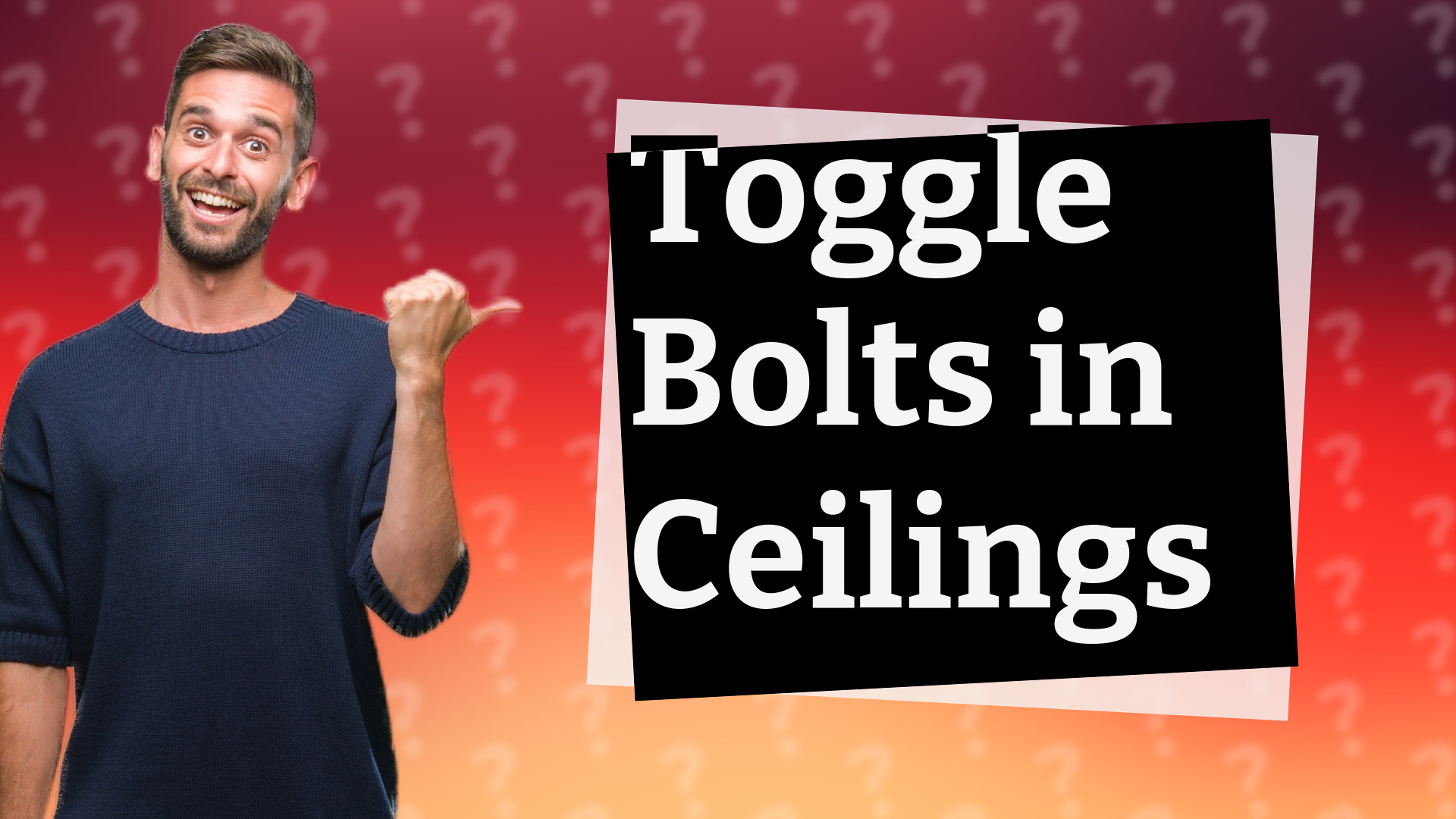 Toggle Bolts in Ceilings