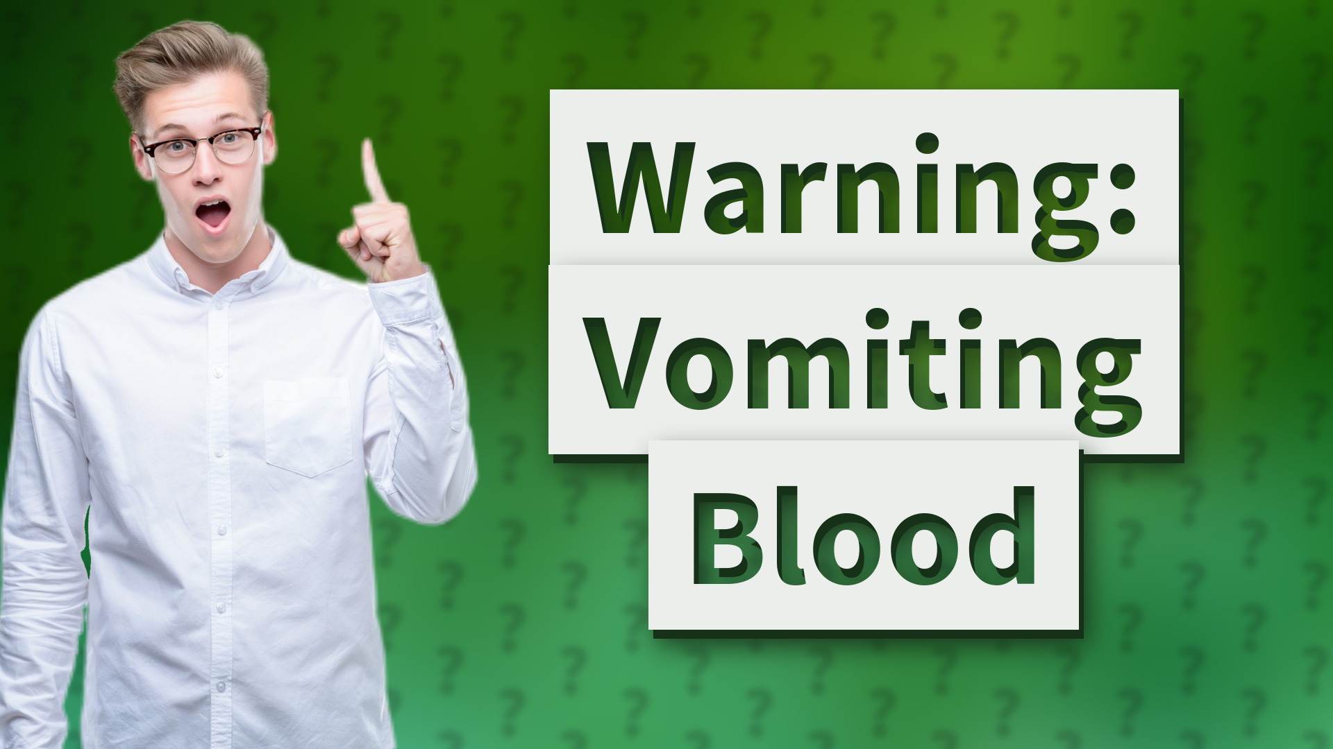 Warning: Vomiting Blood