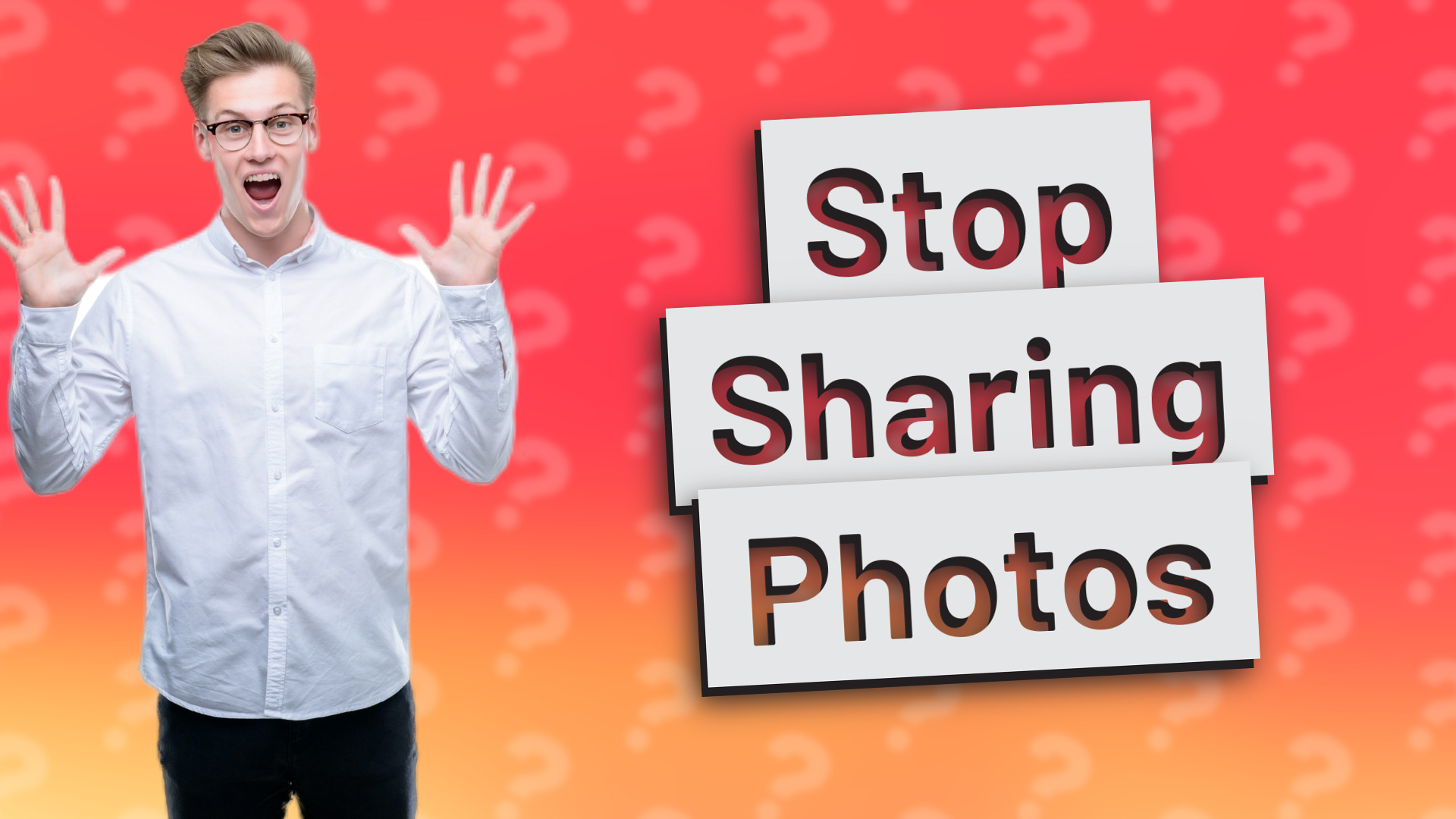 Stop Sharing Photos