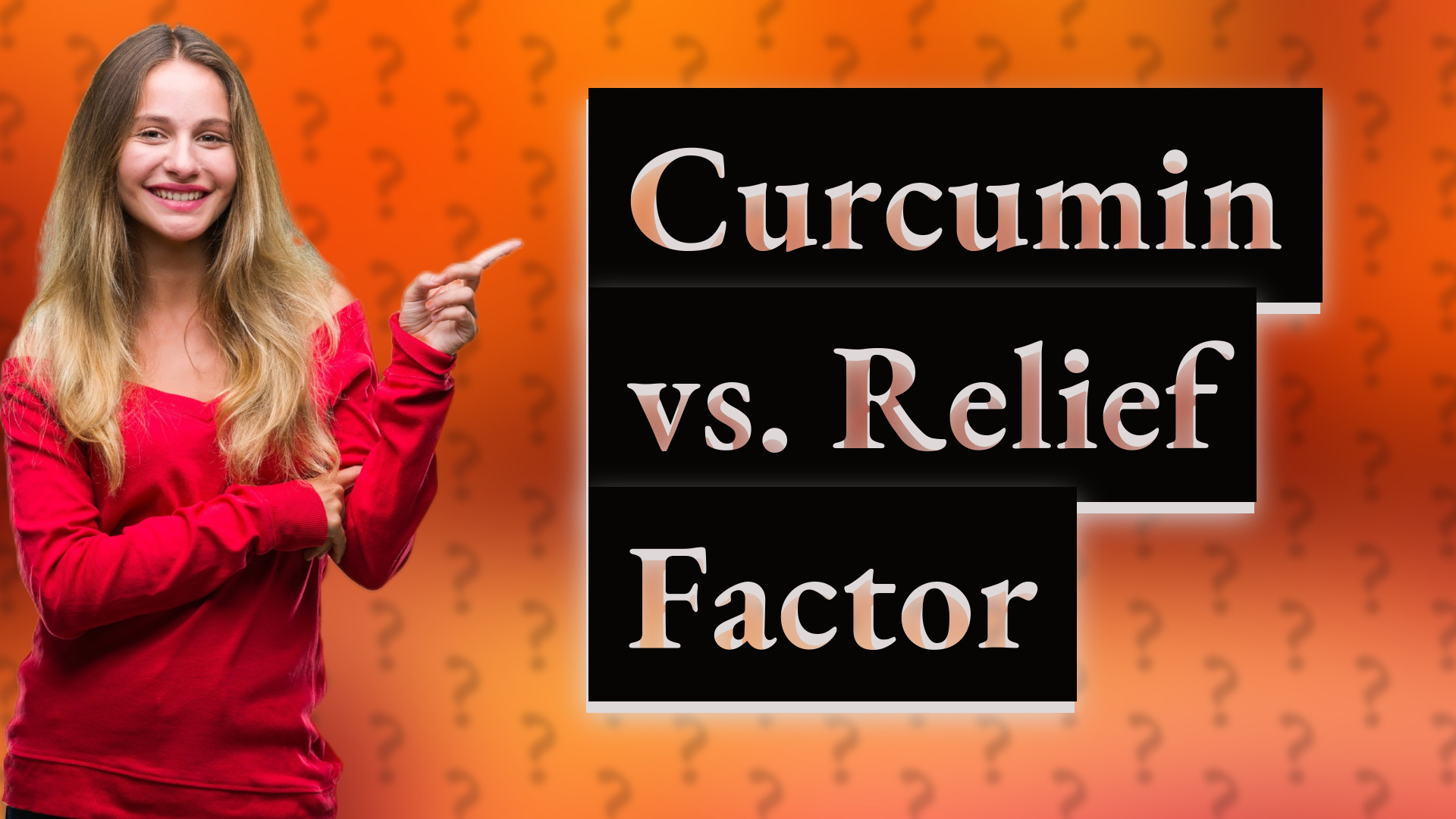 Curcumin vs. Relief Factor