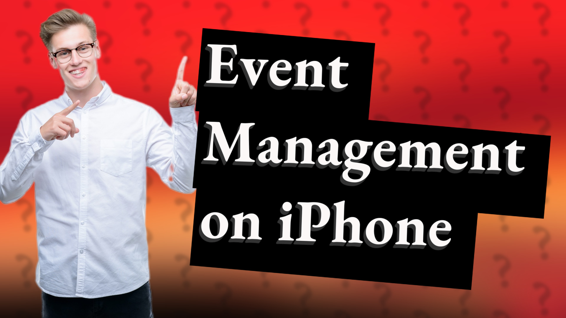 Event Management on iPhone