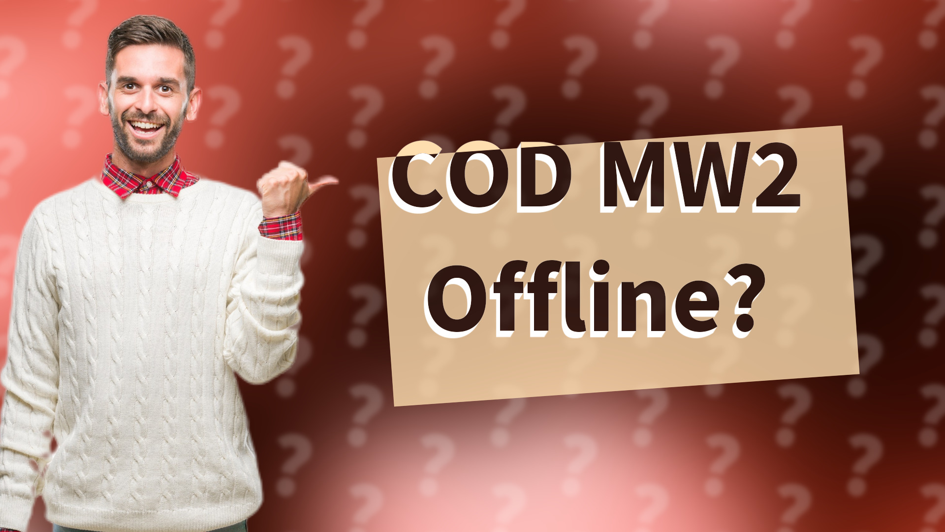 COD MW2 Offline?