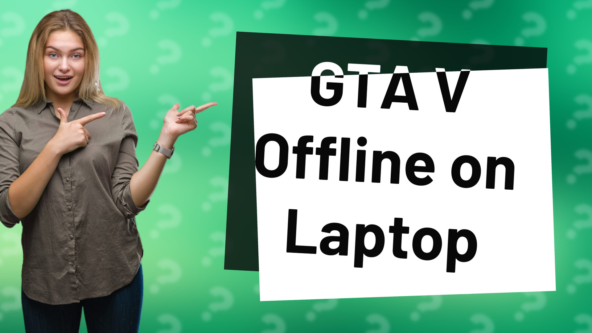GTA V Offline on Laptop