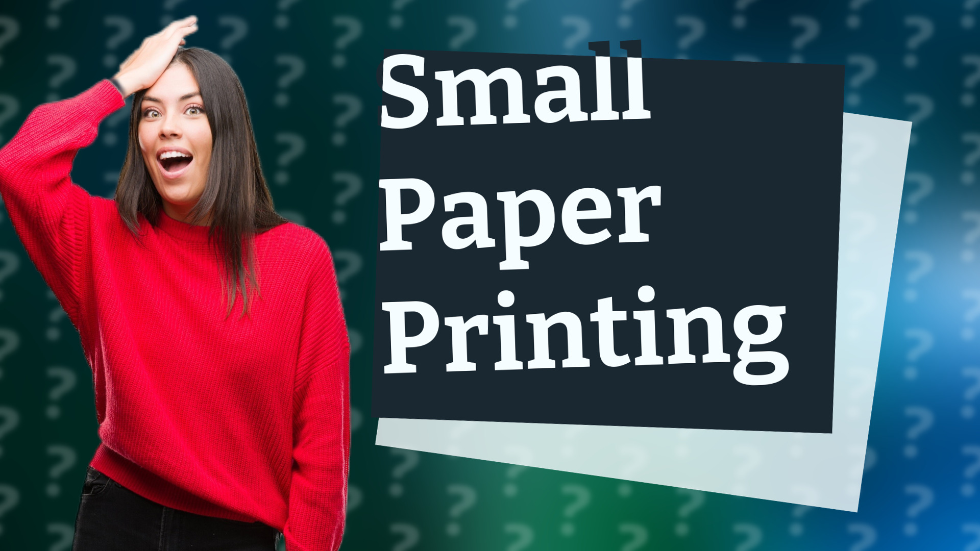 Small Paper Printing