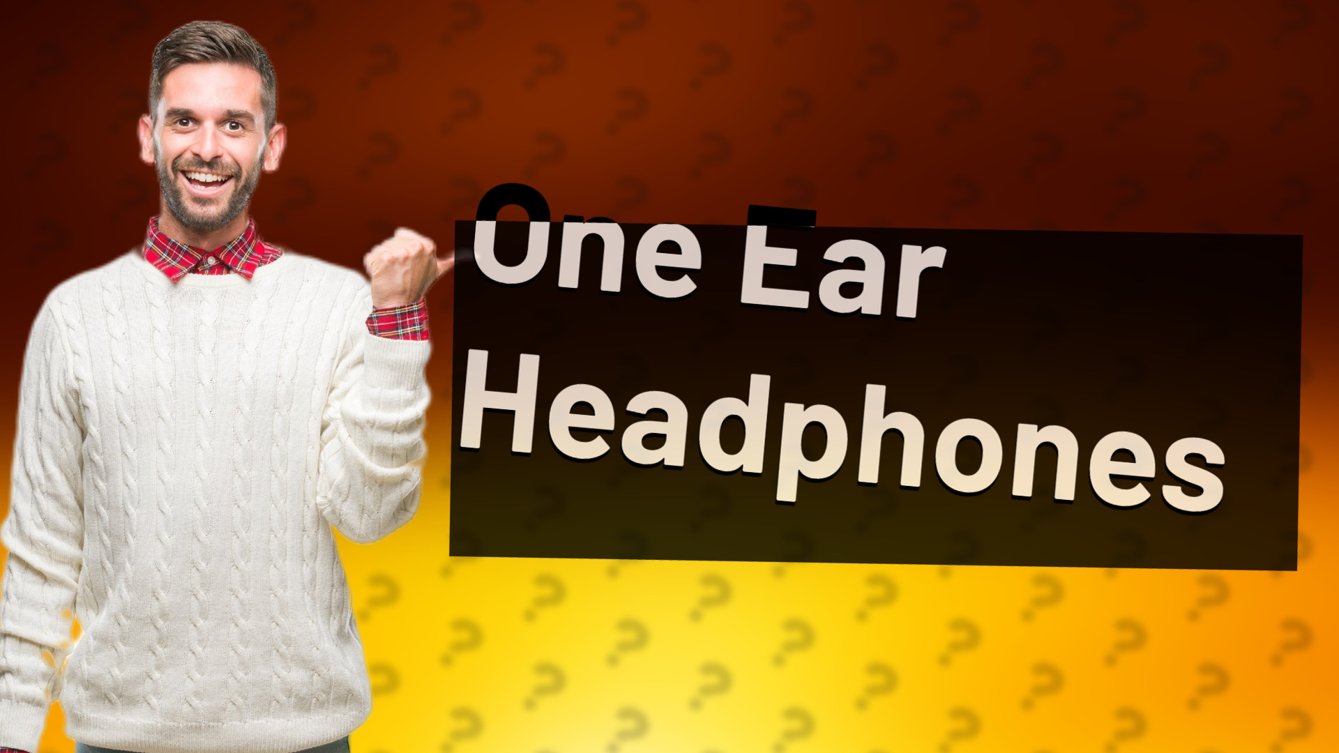 One Ear Headphones