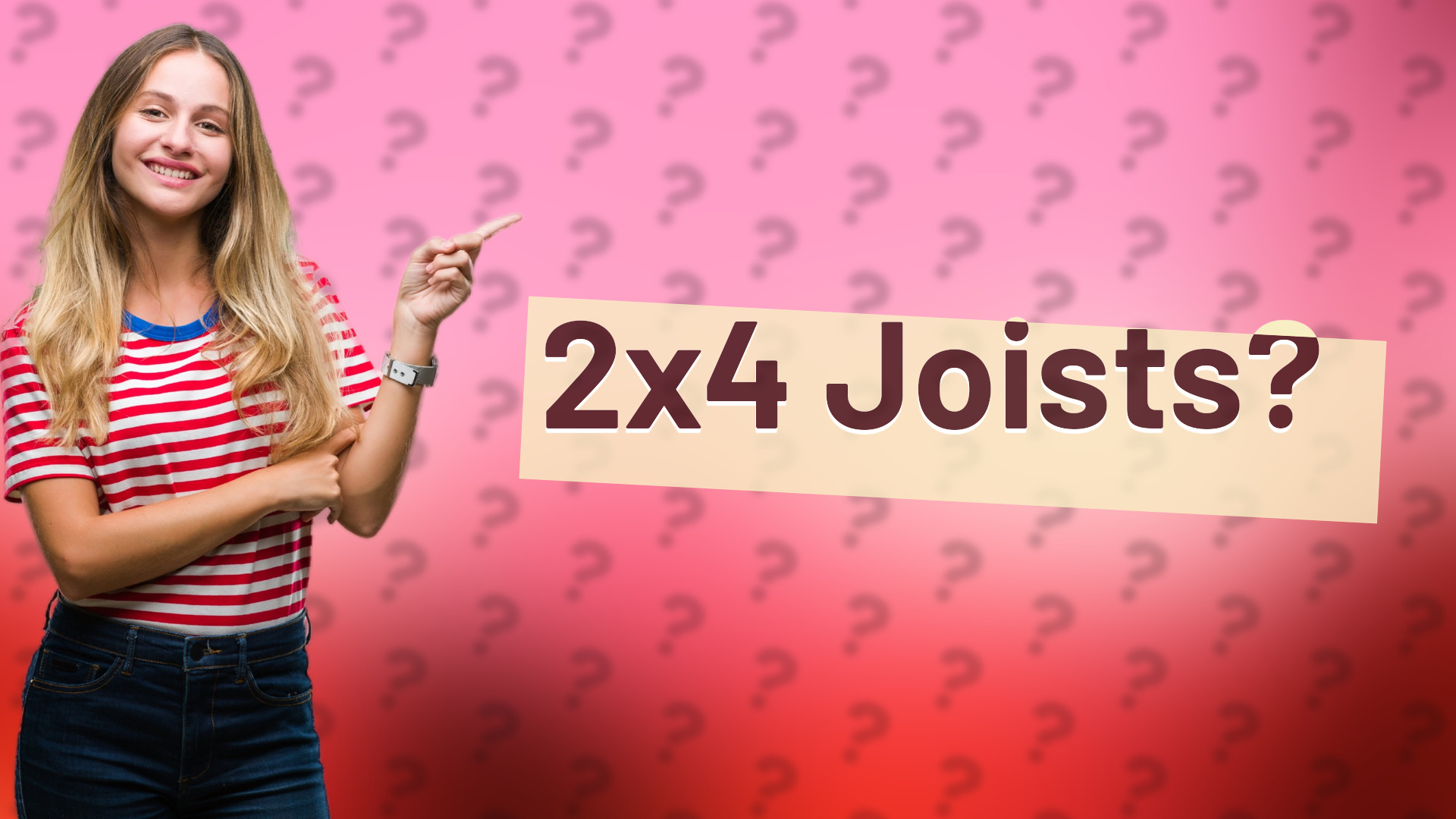 2x4 Joists?