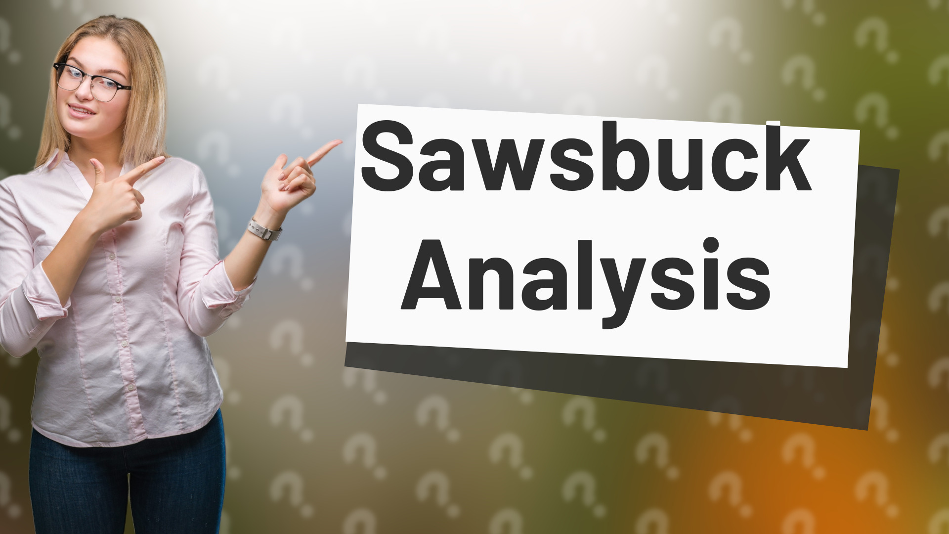 Sawsbuck Analysis