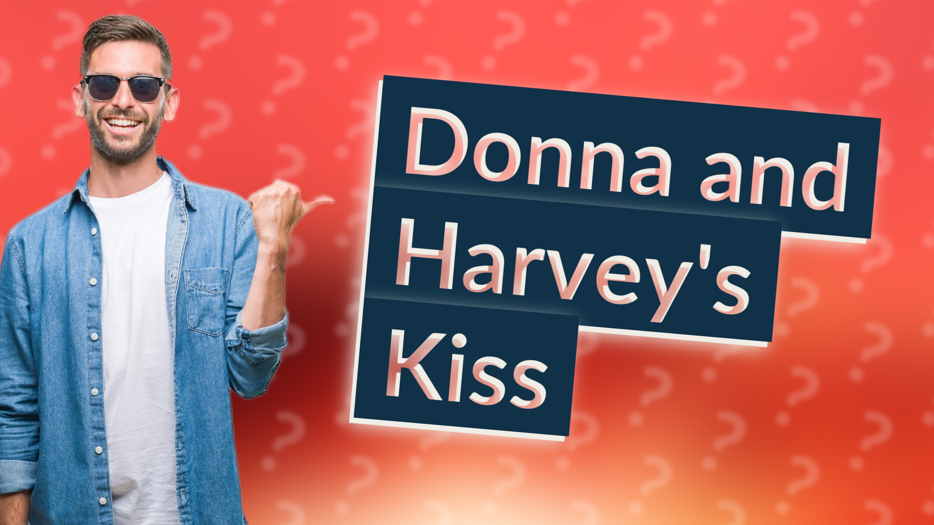 Donna and Harvey's Kiss