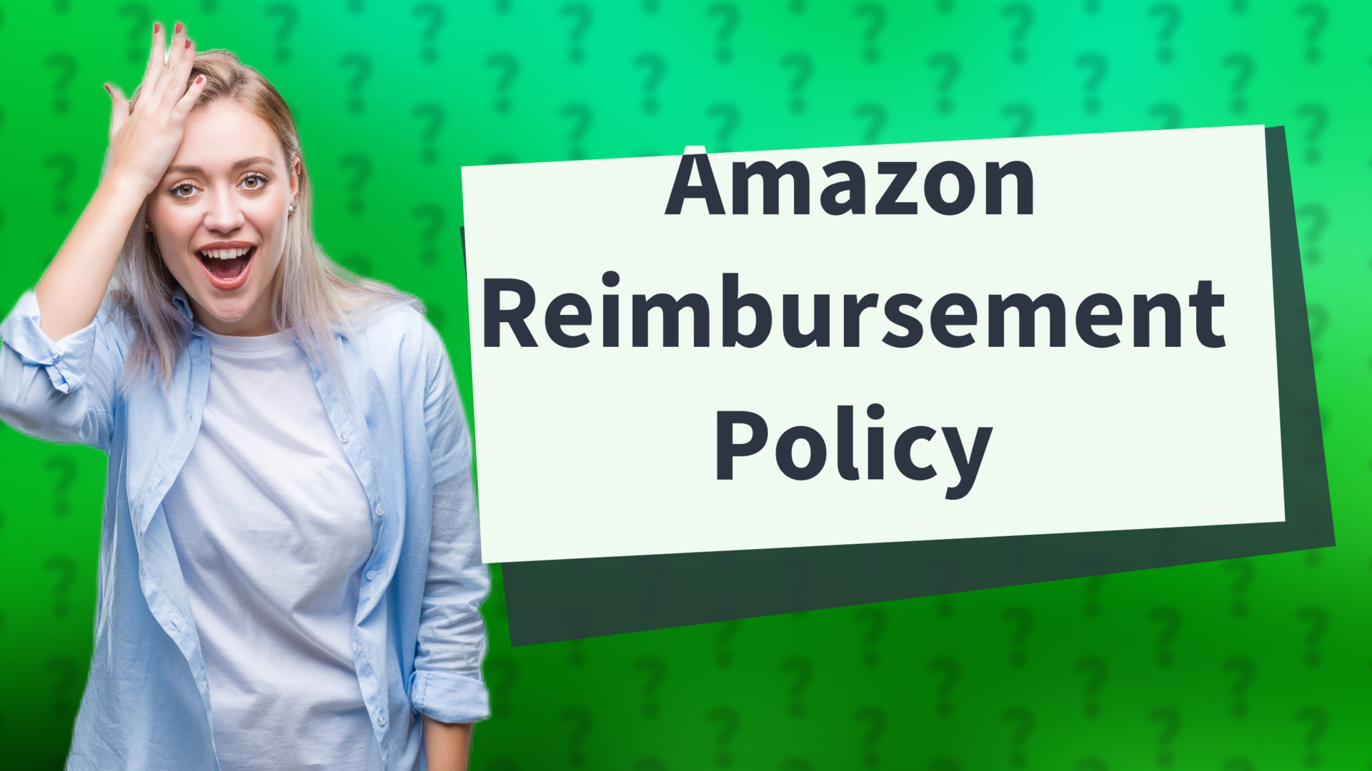 Amazon Reimbursement Policy