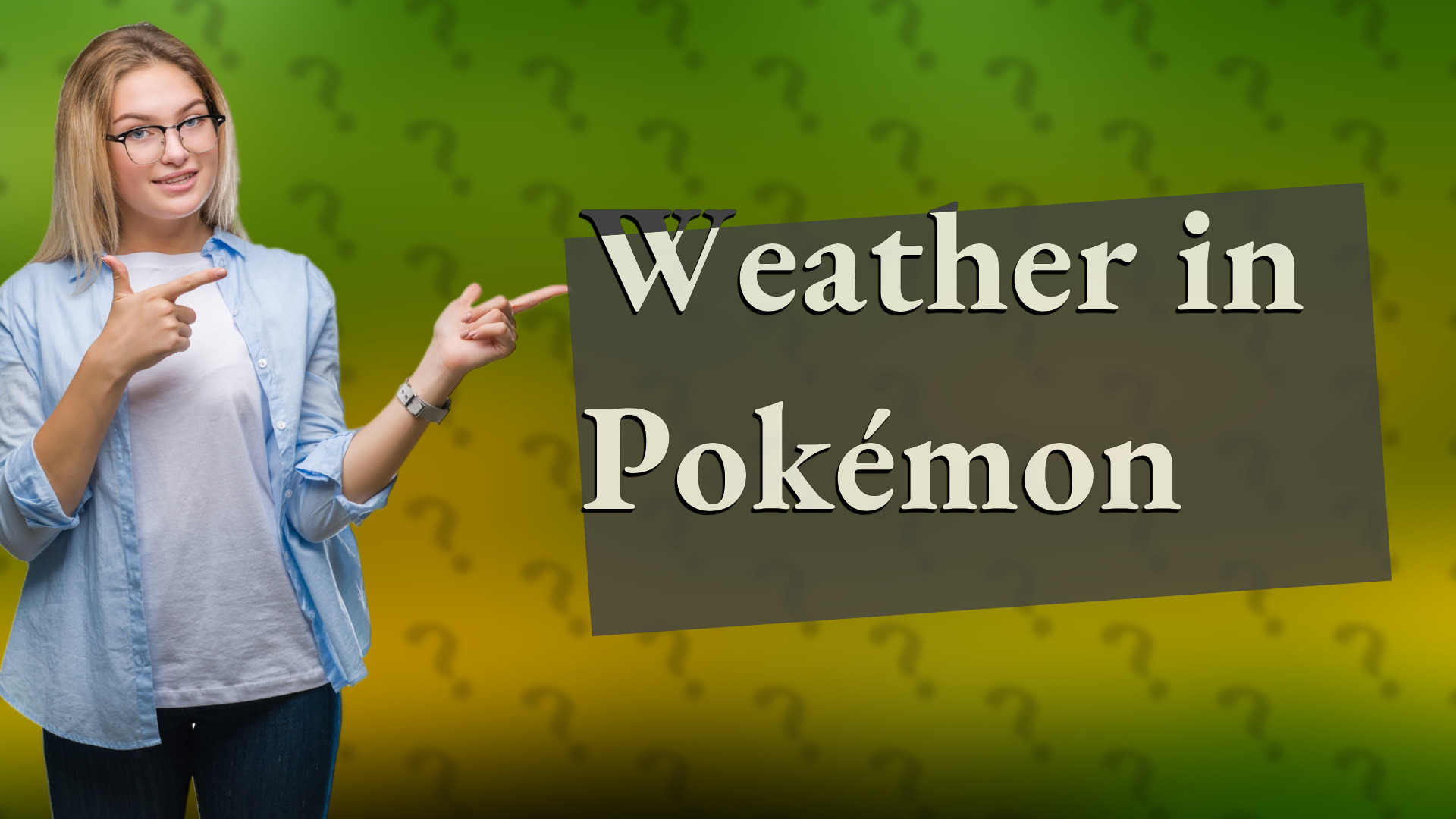 Weather in Pokémon