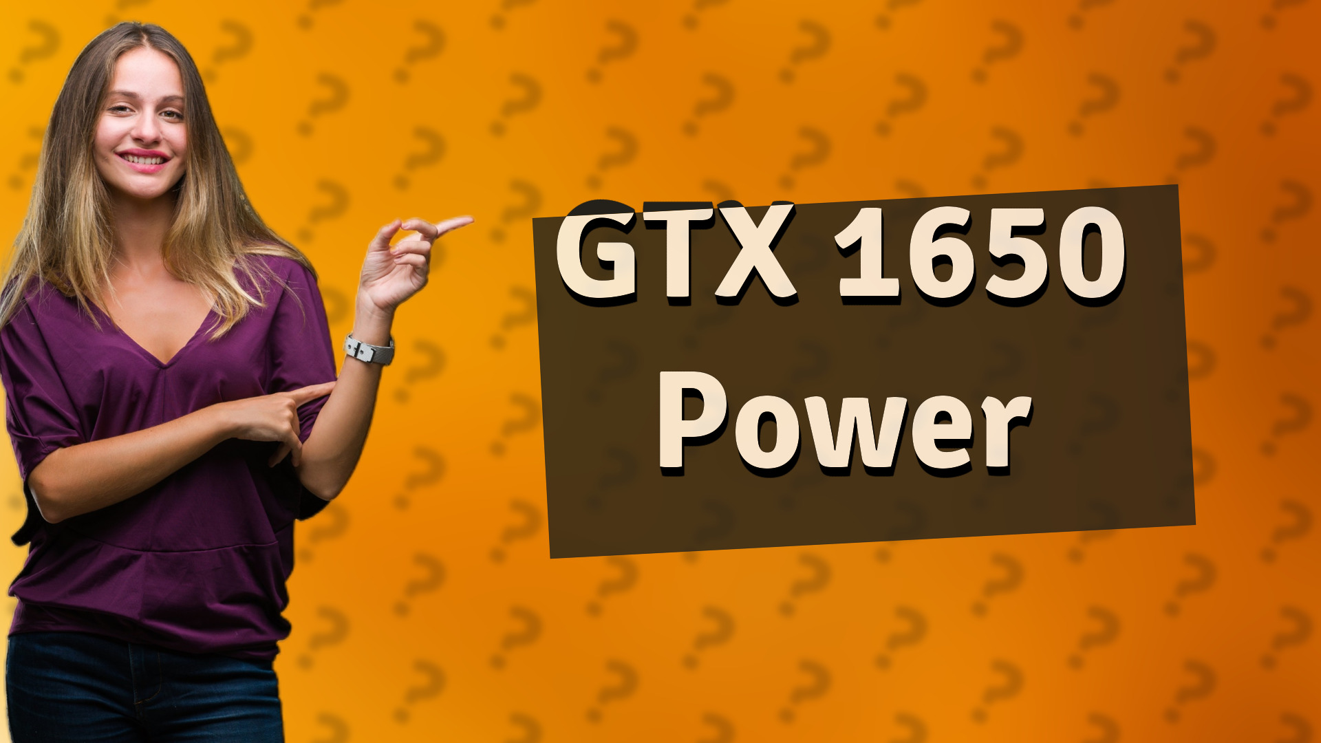 GTX 1650 Power