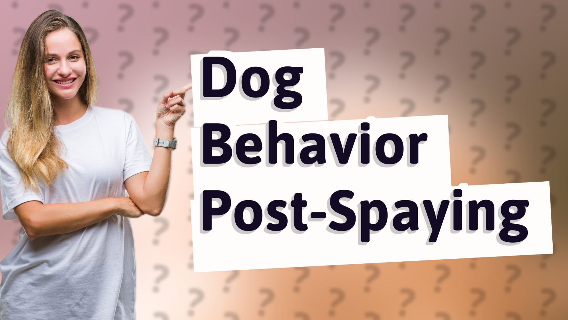 Dog Behavior Post-Spaying