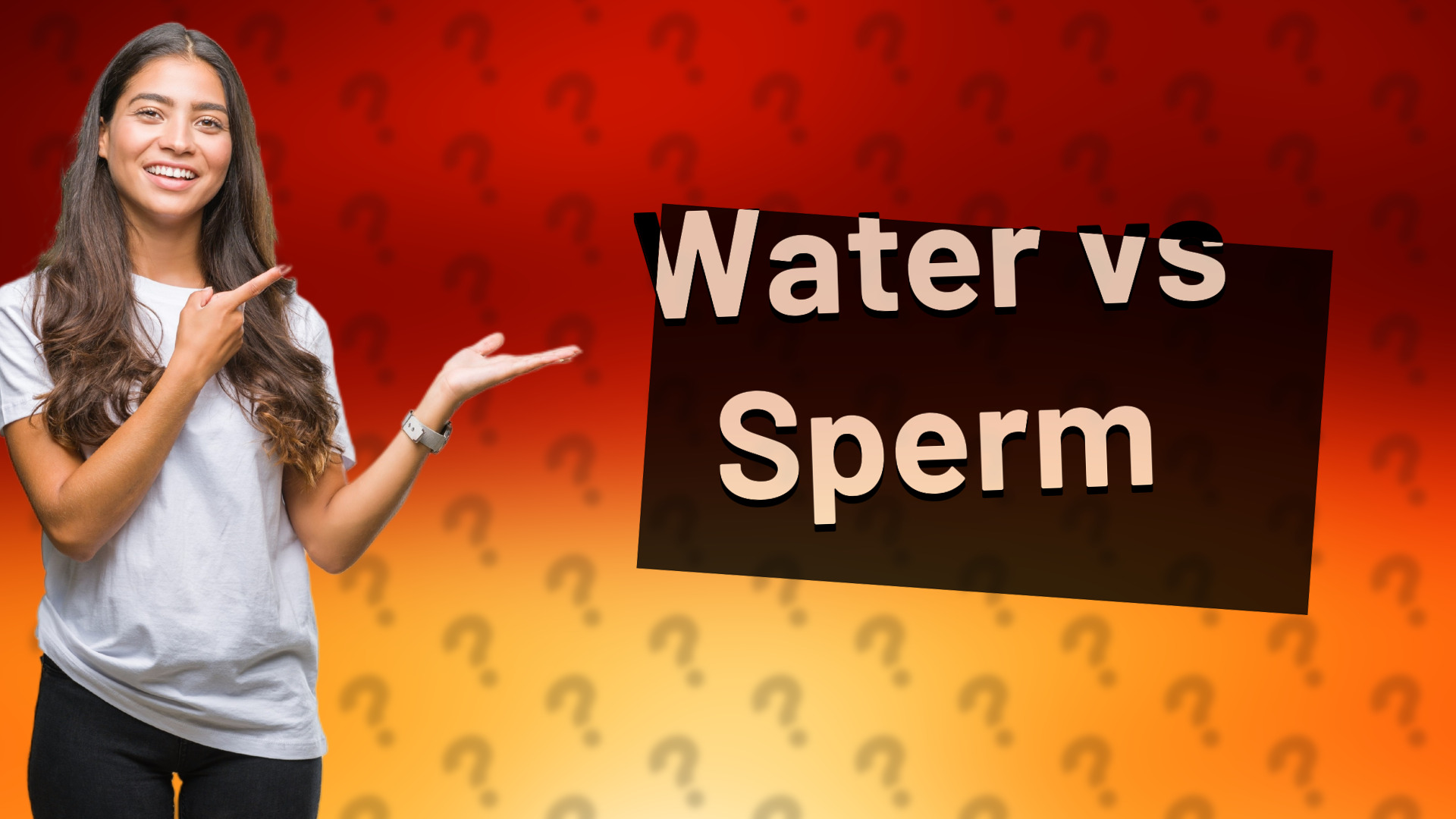 Water vs Sperm