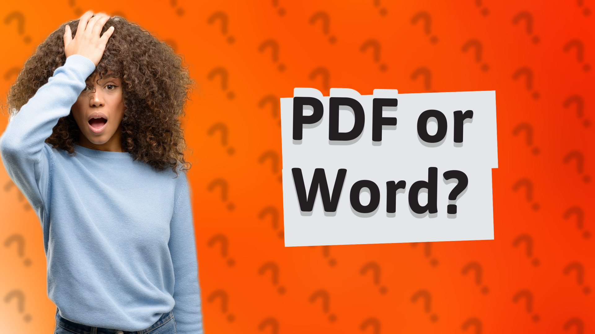 PDF or Word?