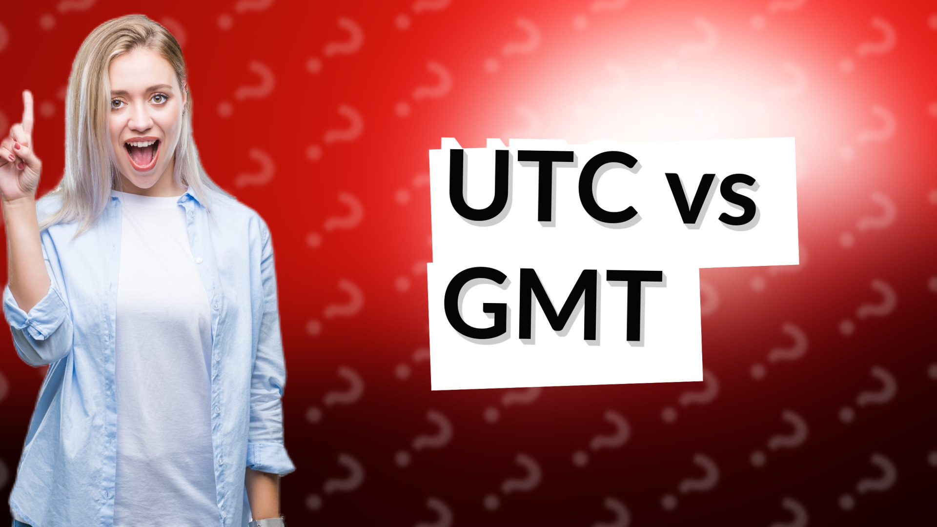 UTC vs GMT