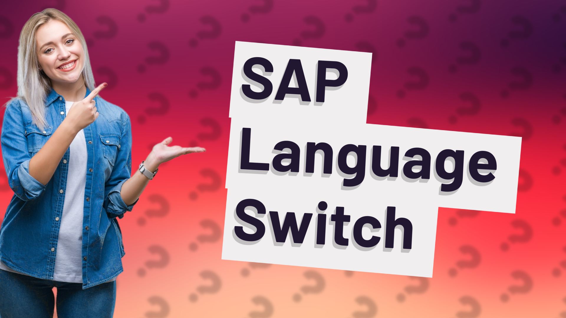 SAP Language Switch