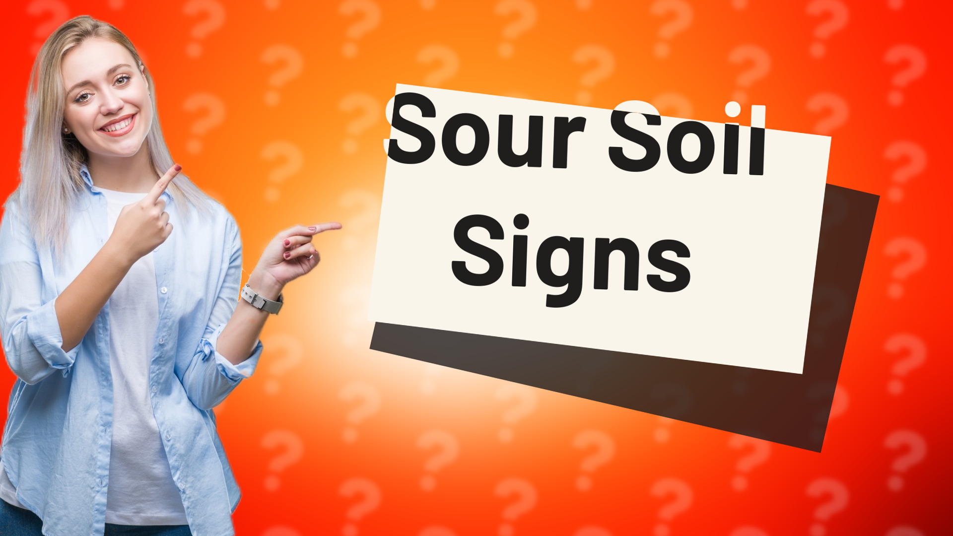 Sour Soil Signs