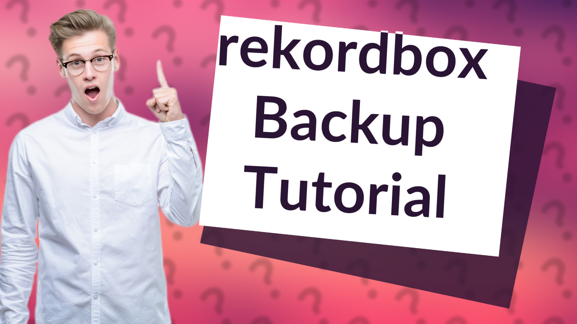 rekordbox Backup Tutorial