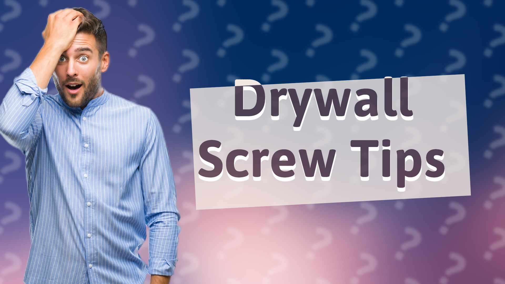 Drywall Screw Tips