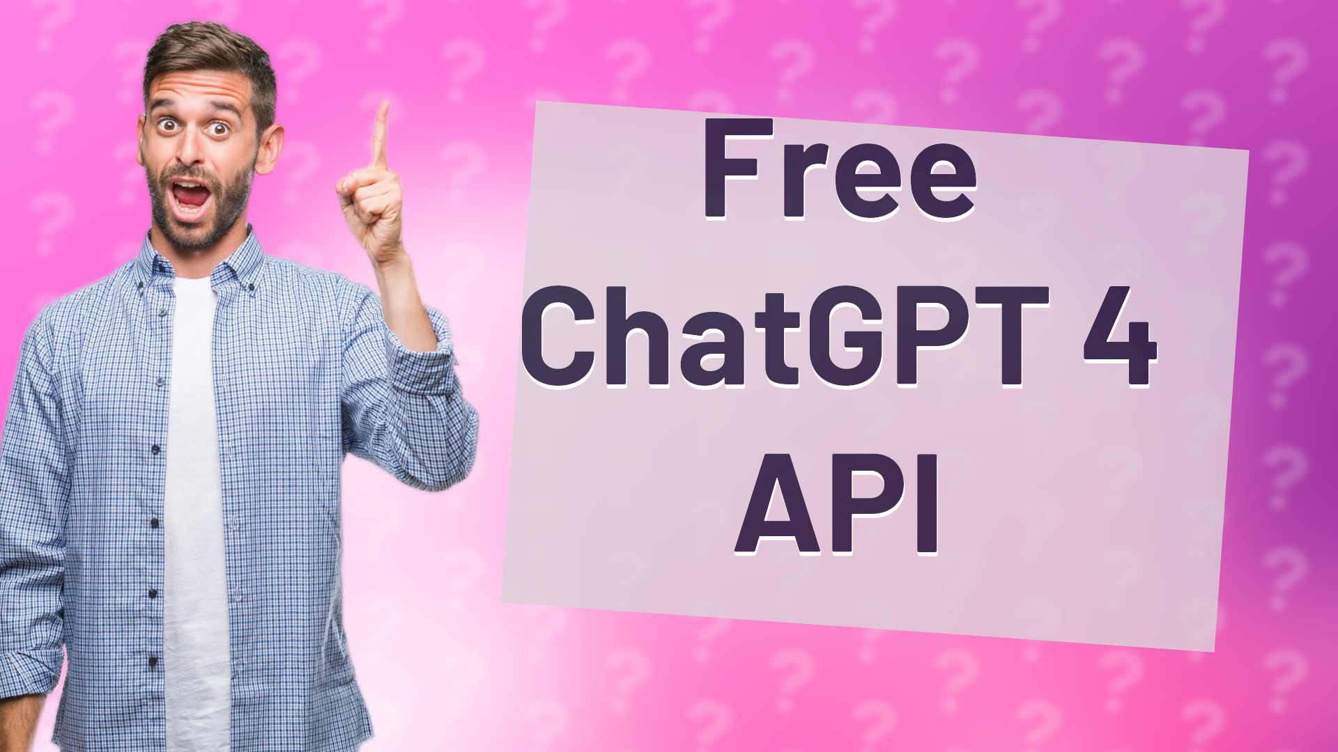 Free ChatGPT 4 API