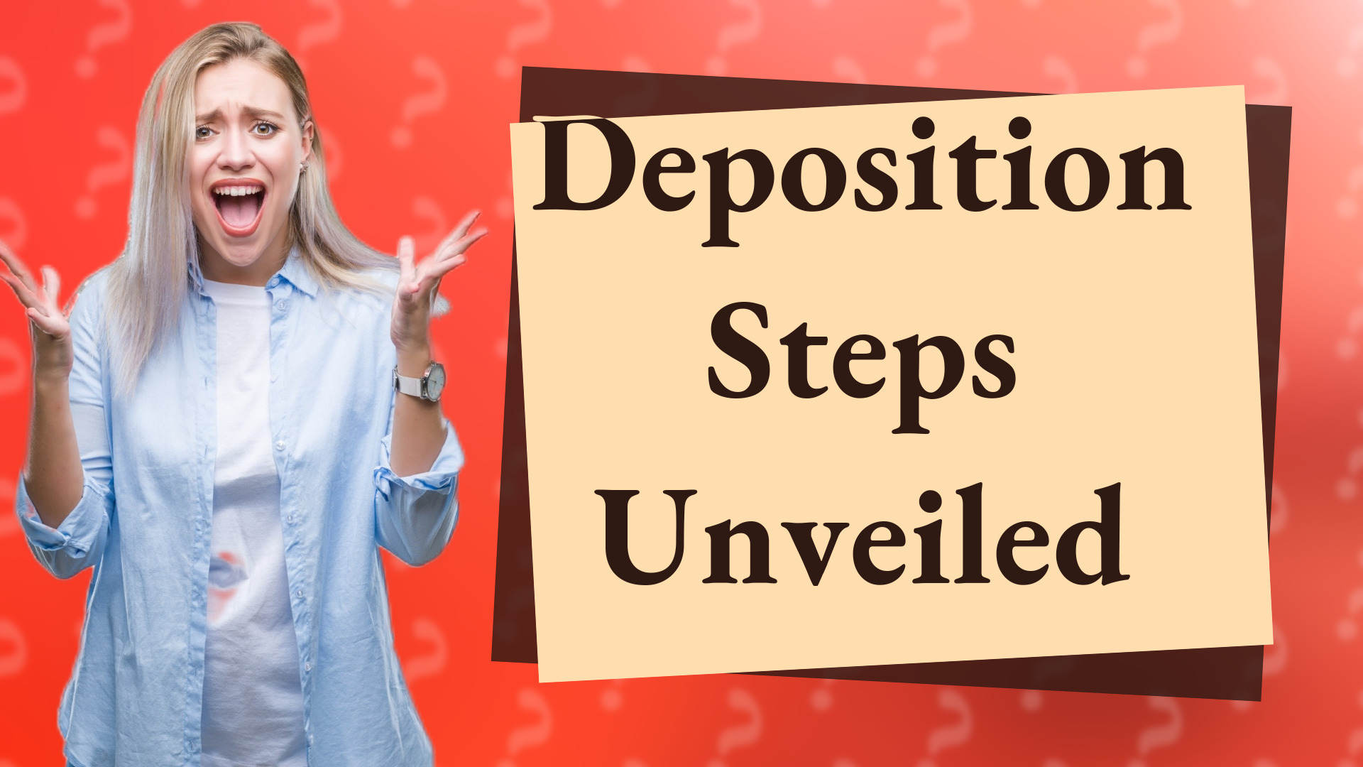 Deposition Steps Unveiled