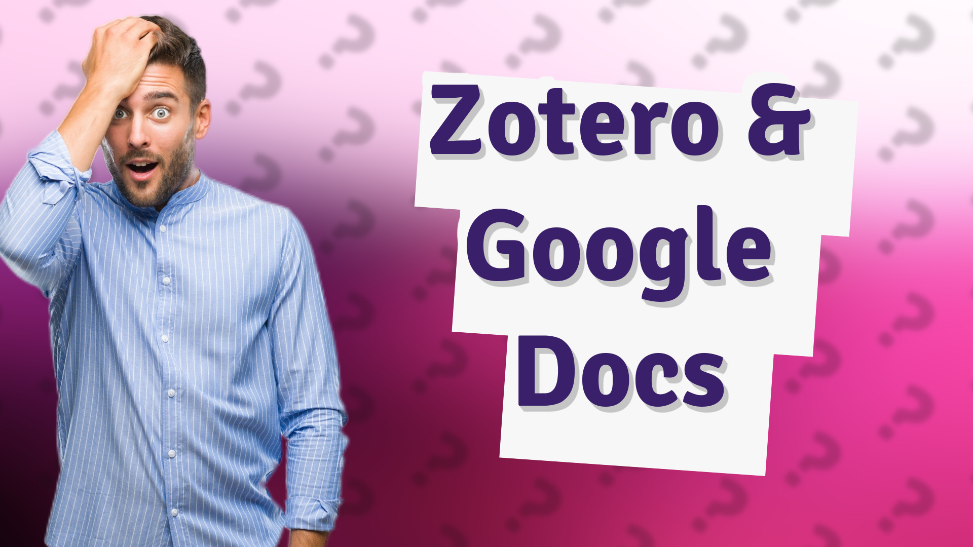 Zotero & Google Docs