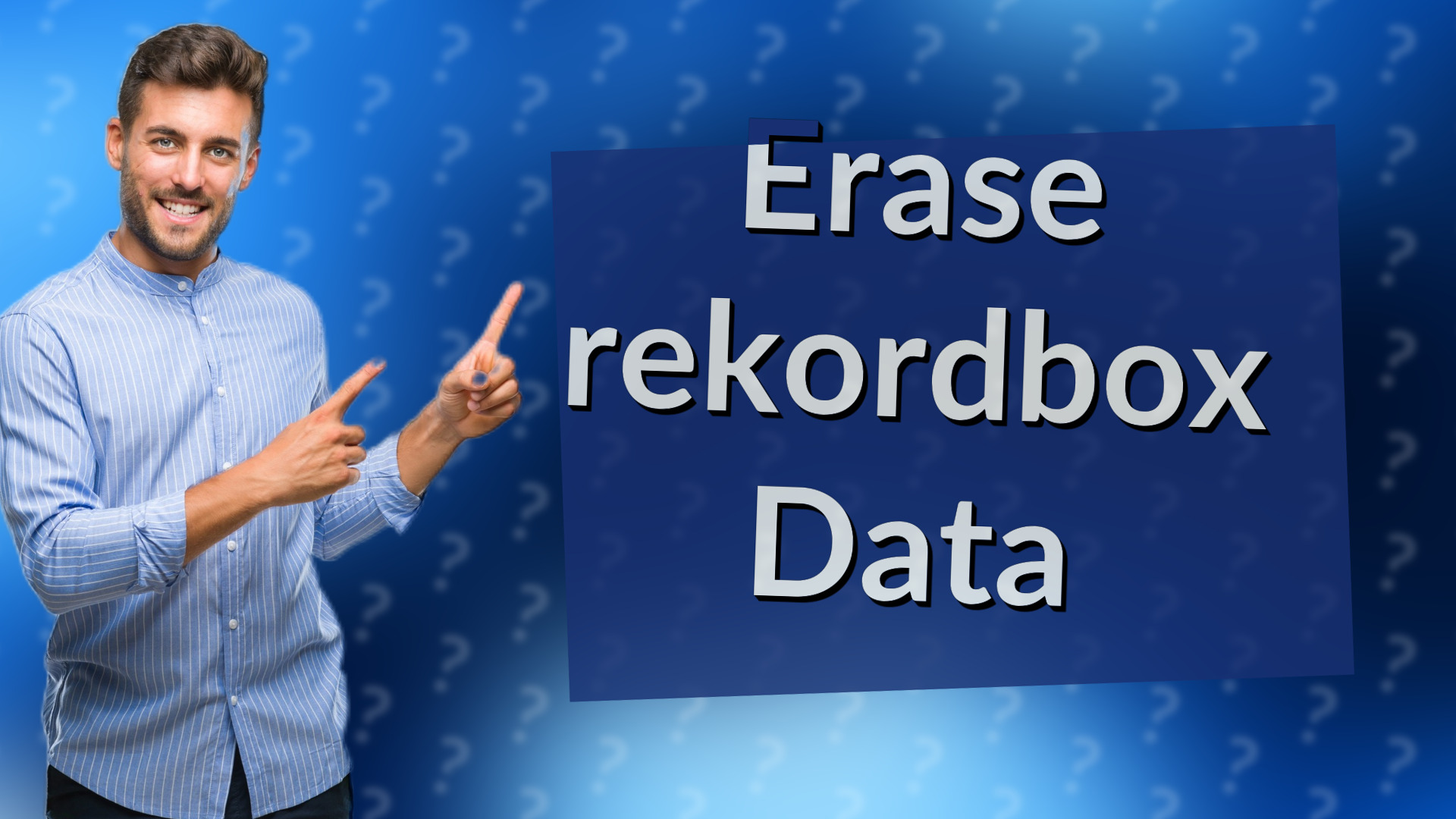 Erase rekordbox Data