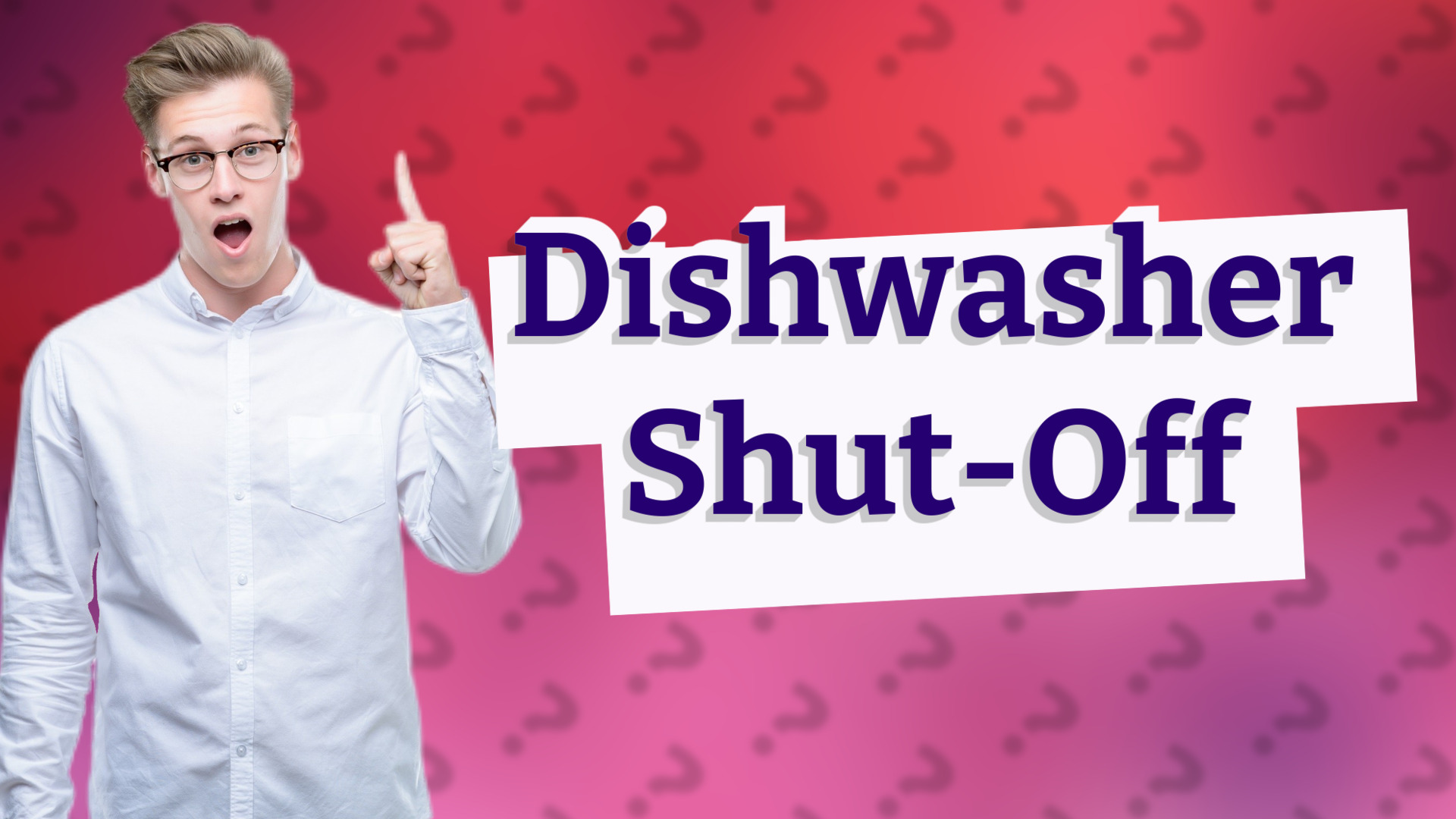 Dishwasher Shut-Off