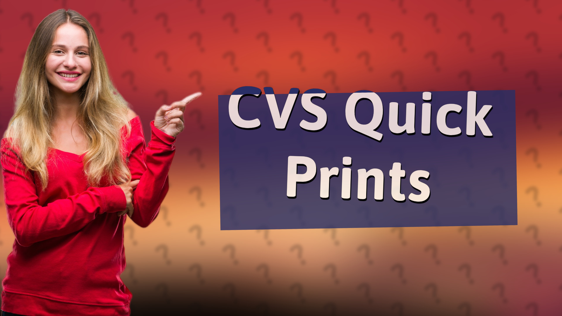 CVS Quick Prints