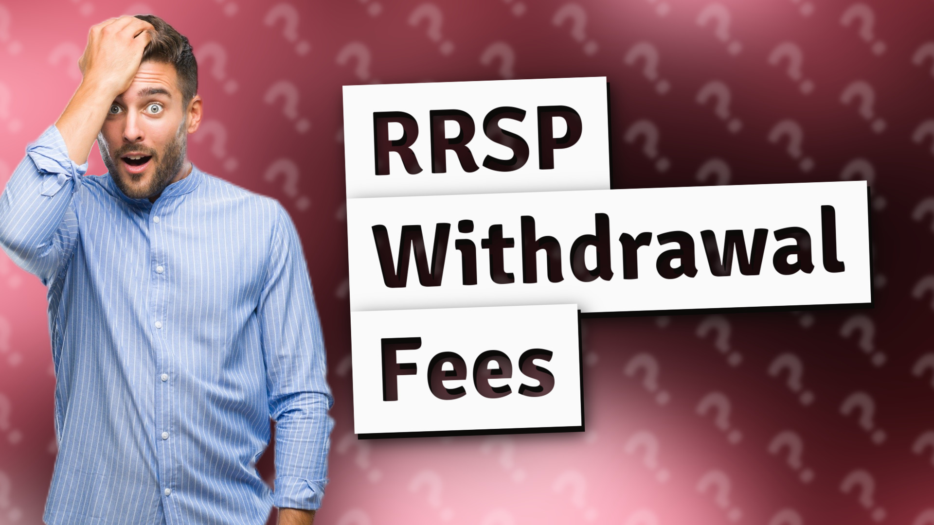 RRSP Withdrawal Fees