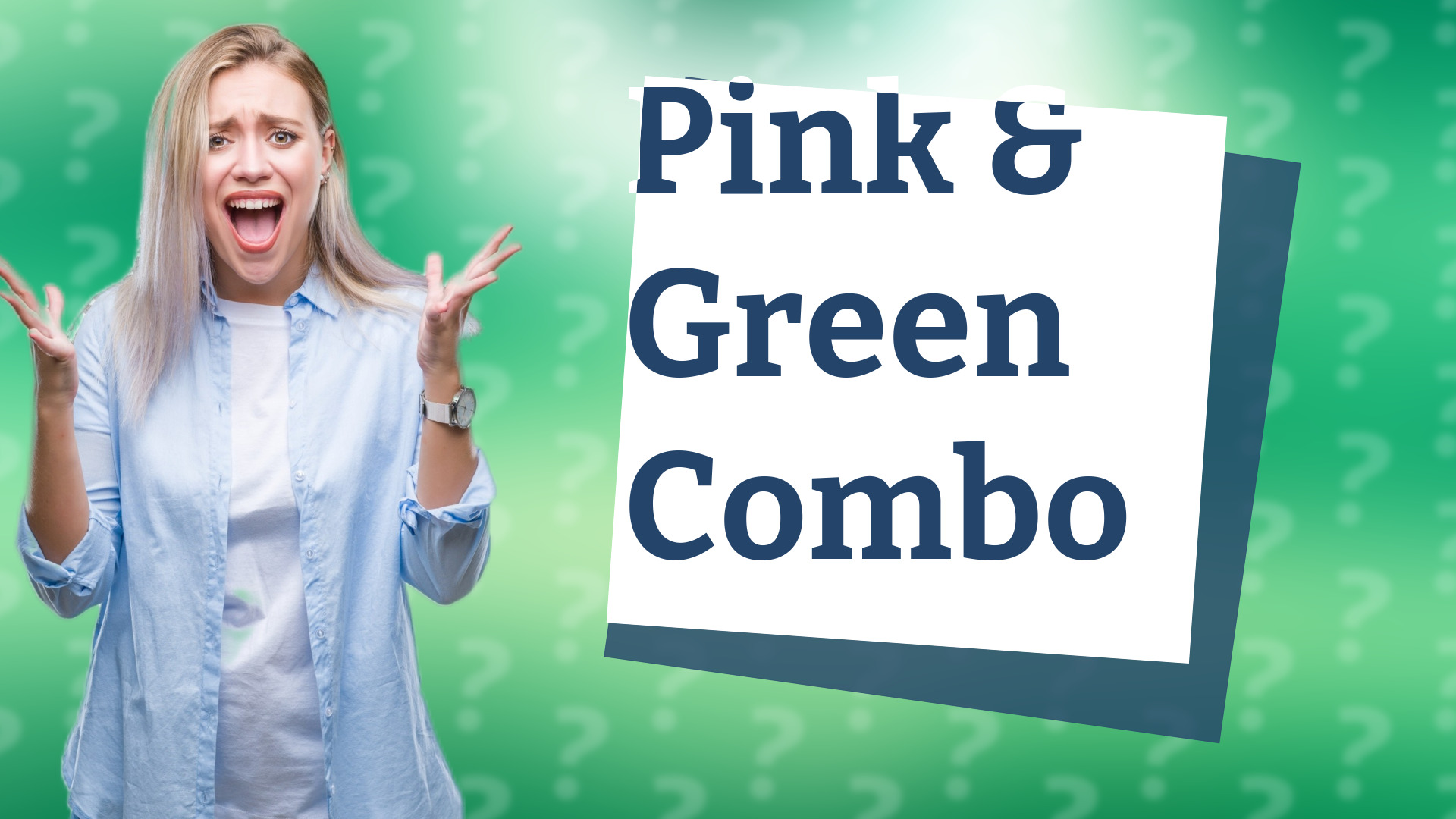 Pink & Green Combo