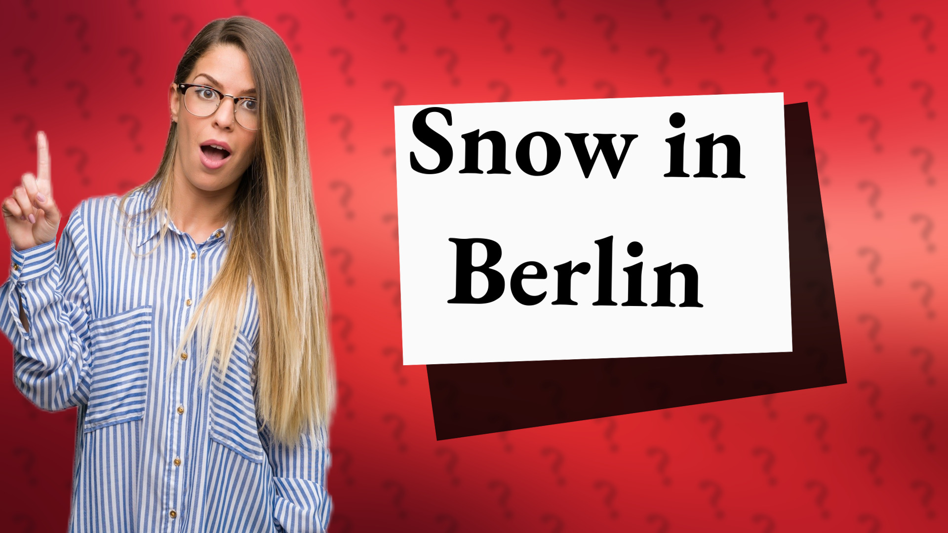 Snow in Berlin