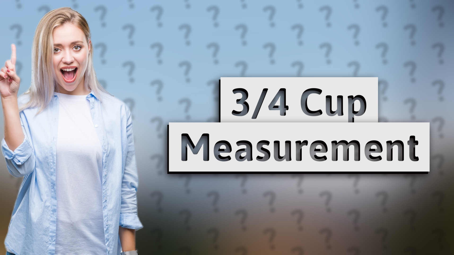 3/4 Cup Measurement