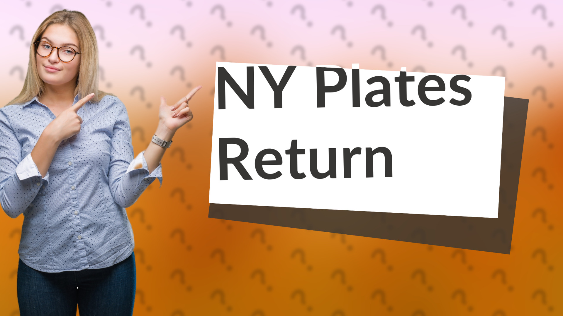 NY Plates Return