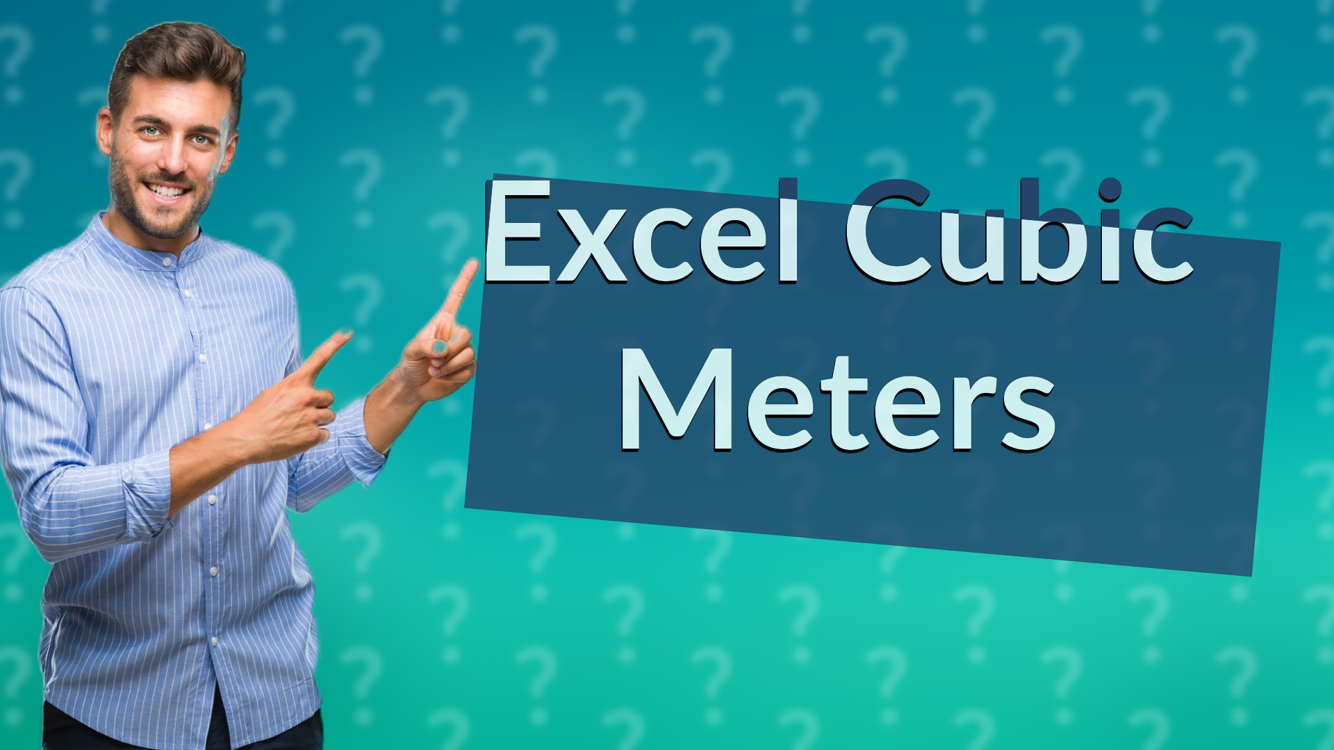Excel Cubic Meters