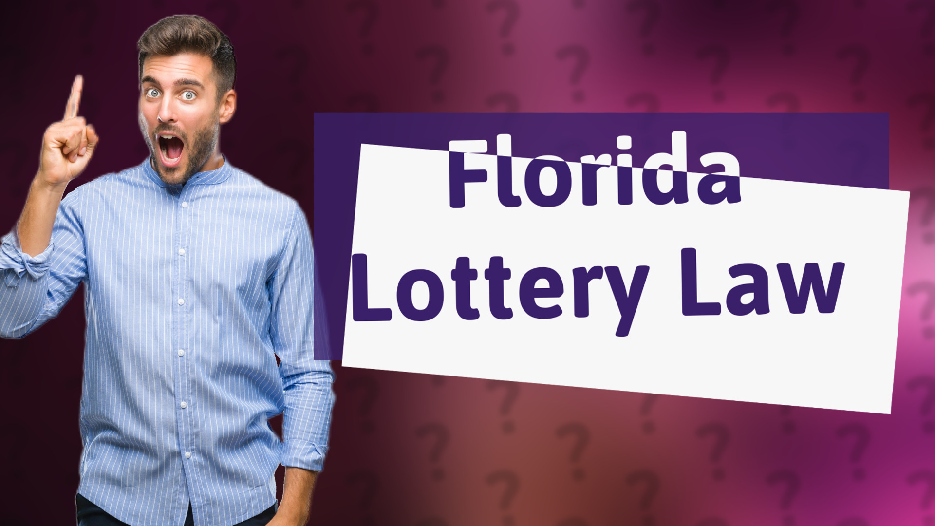 Florida Lottery Law