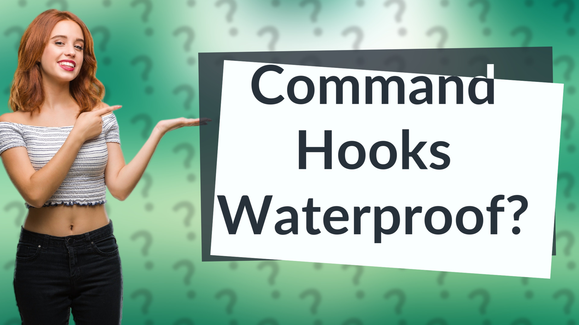 Command Hooks Waterproof?