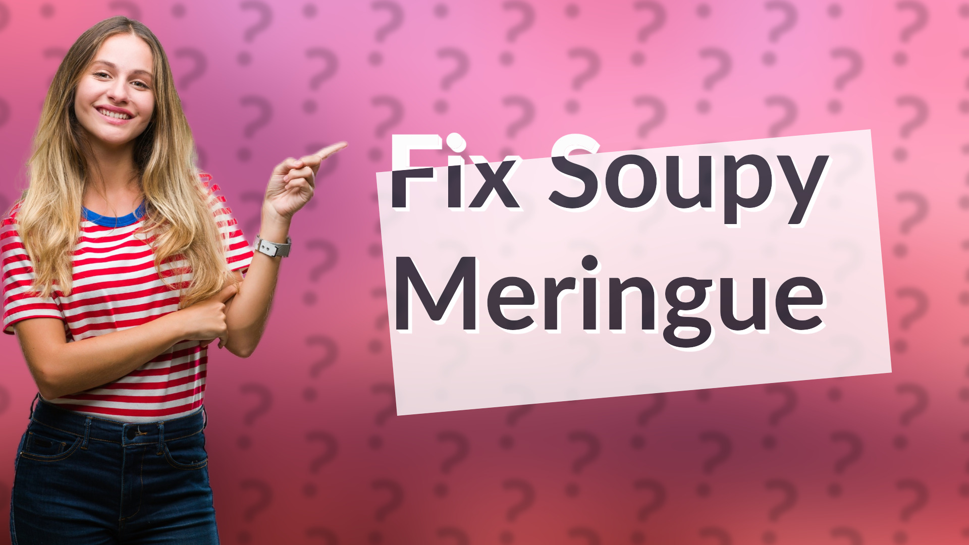 Fix Soupy Meringue