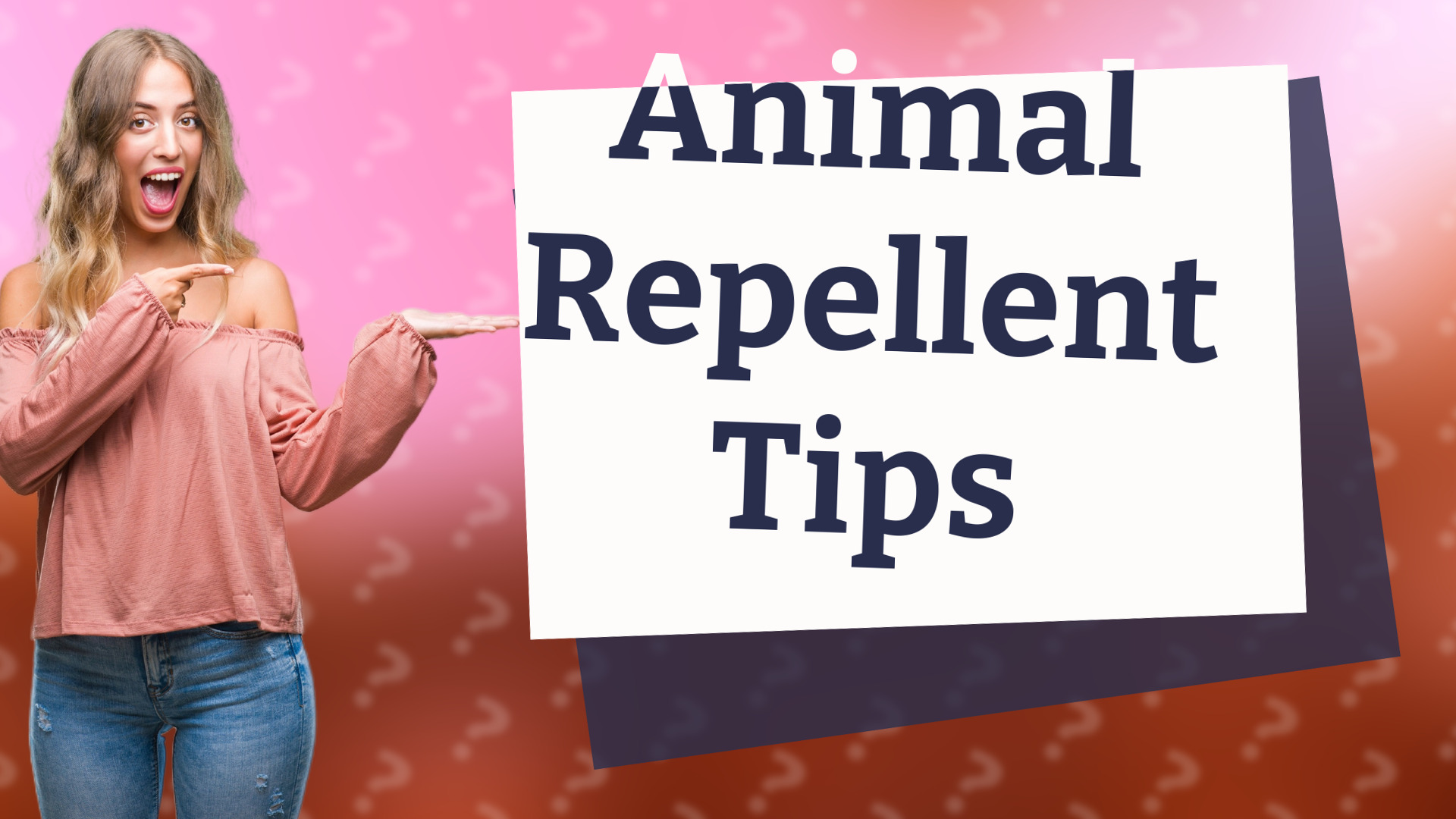 Animal Repellent Tips