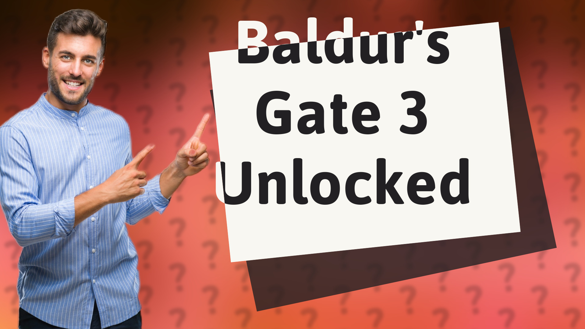 Baldur's Gate 3 Unlocked