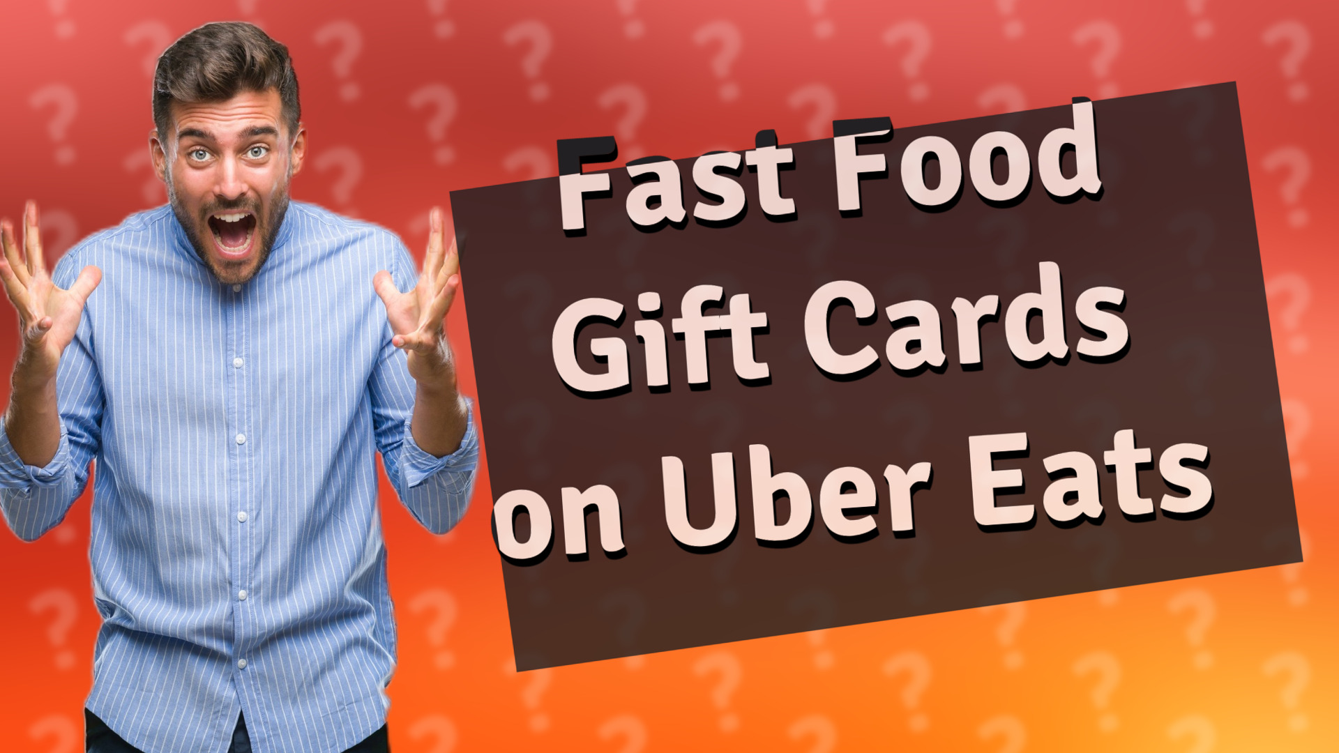 Fast Food Gift Cards on Uber Eats