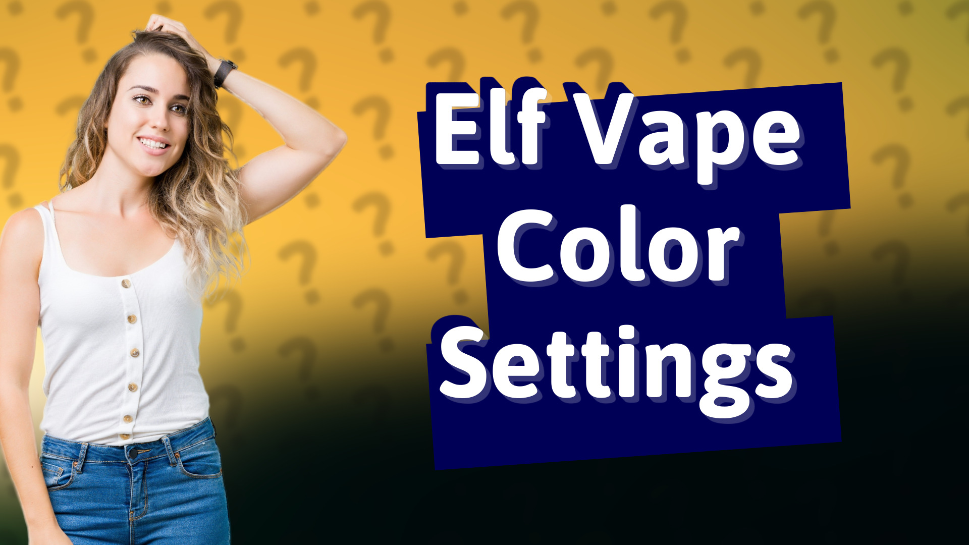 Elf Vape Color Settings