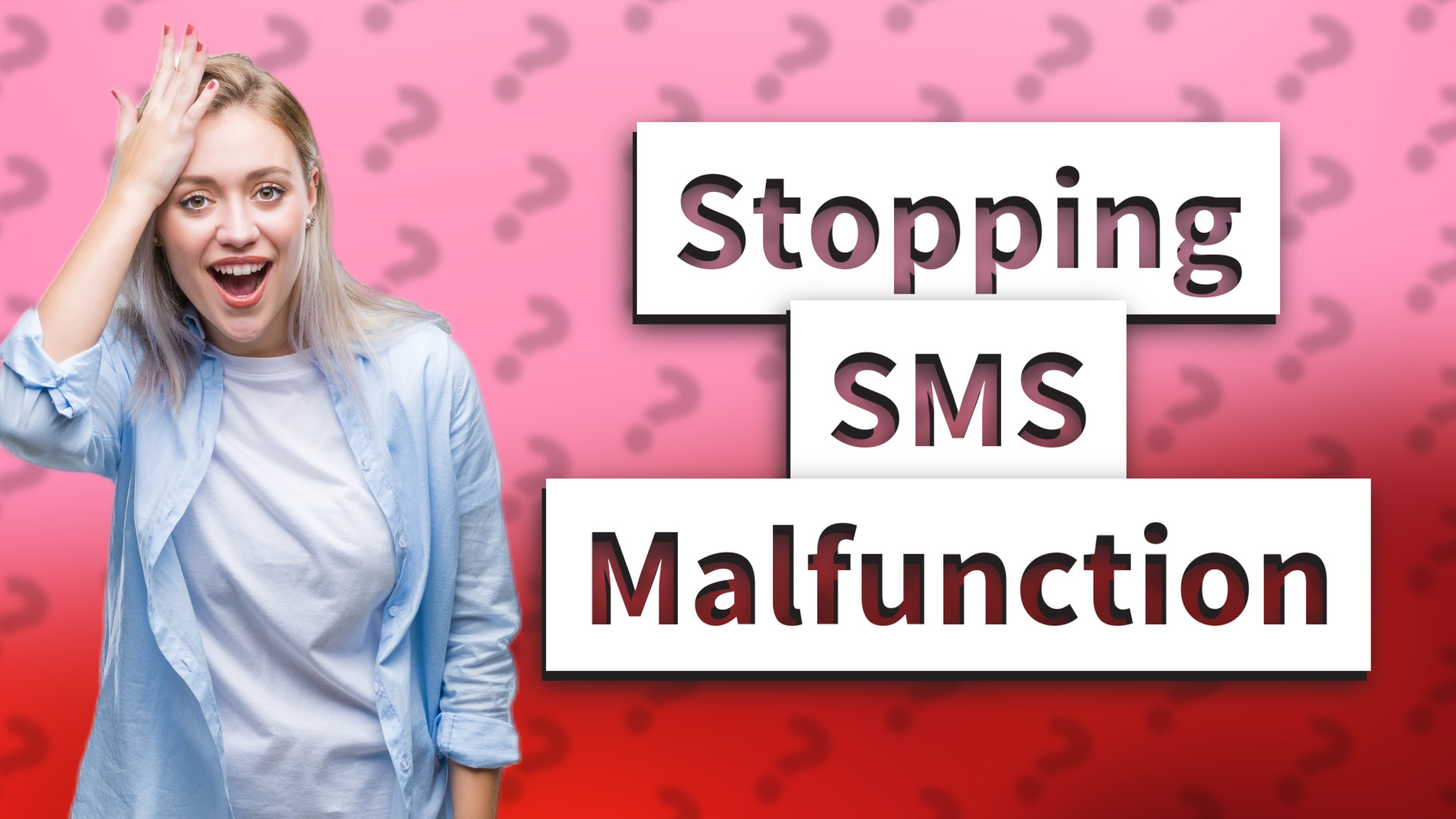 Stopping SMS Malfunction