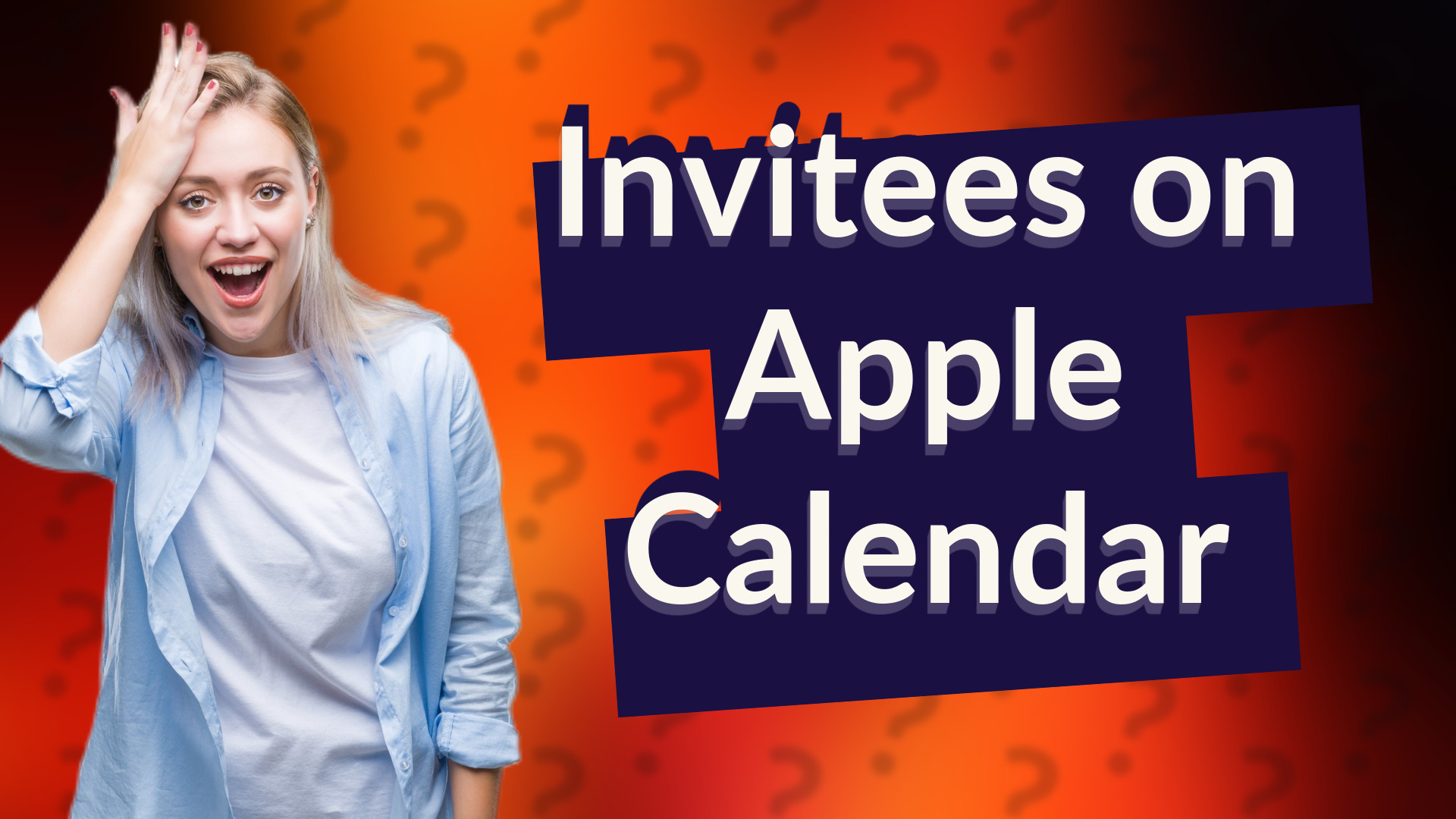 Invitees on Apple Calendar