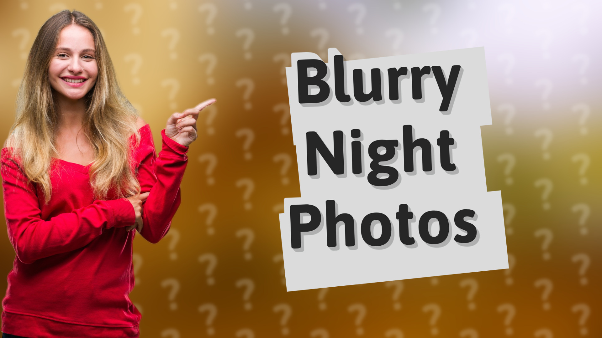 Blurry Night Photos