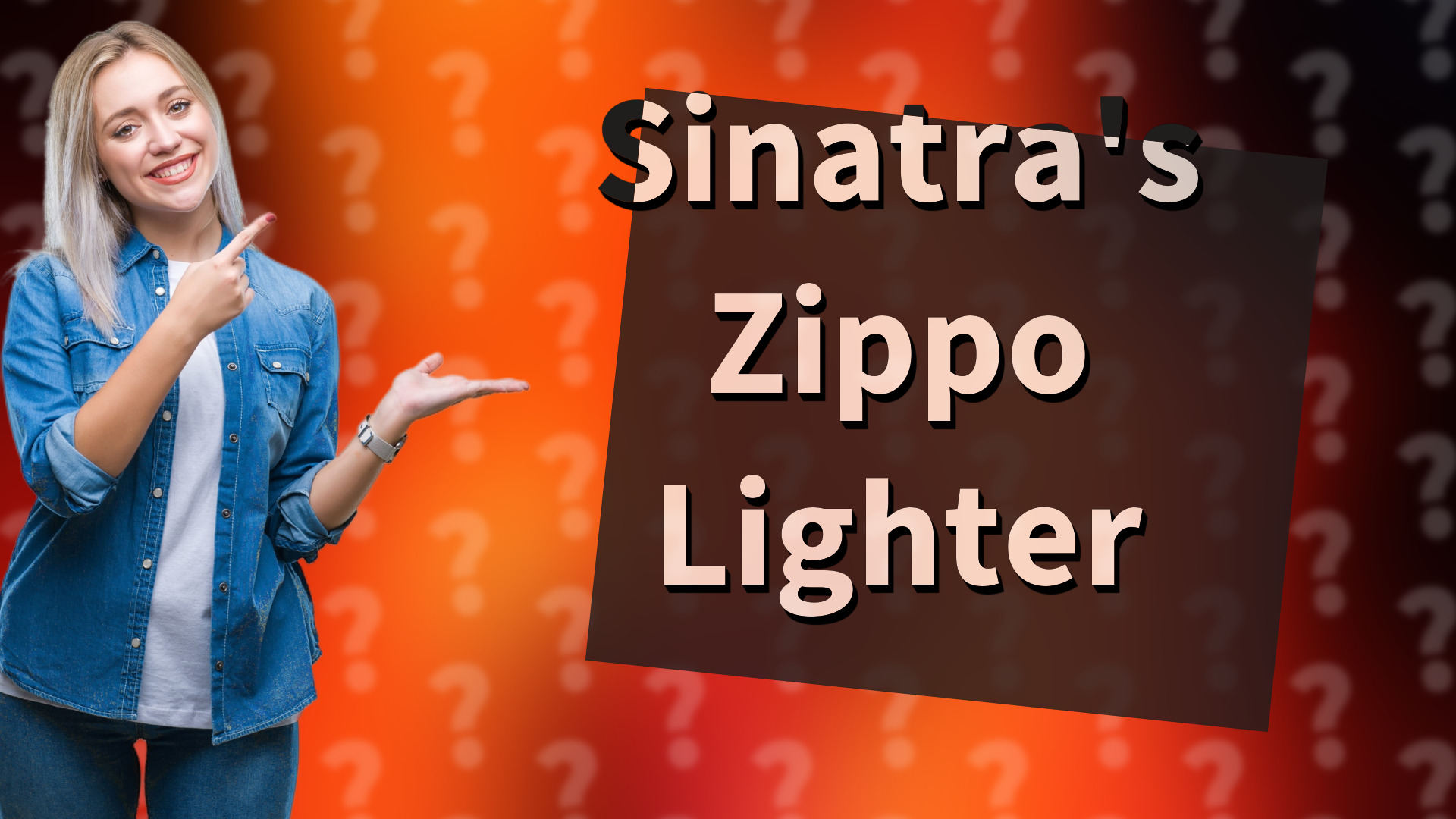 Sinatra's Zippo Lighter
