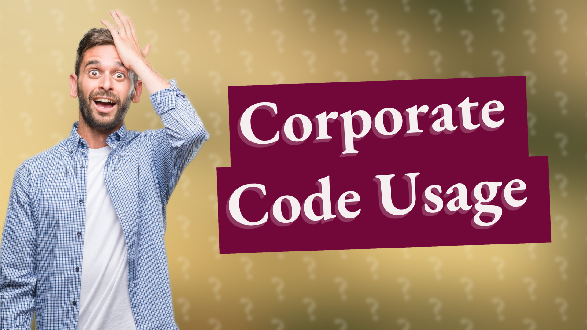 Corporate Code Usage