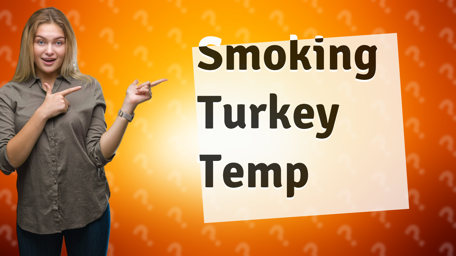 Smoking Turkey Temp
