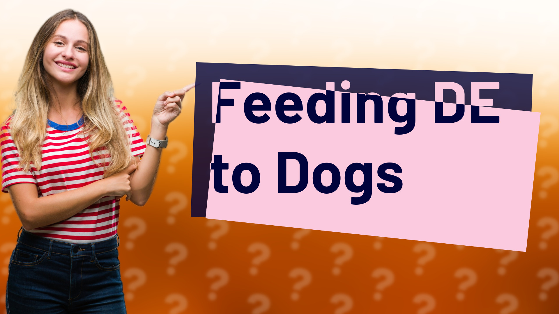 Feeding DE to Dogs